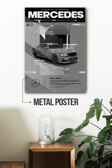 MERCEDES BENZ W126 | SOLID CARS #12 | CAR POSTERS