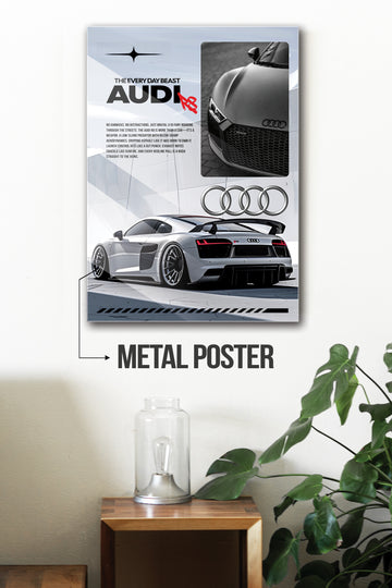 AUDI R8 | SOLID CARS #06 | CAR POSTERS