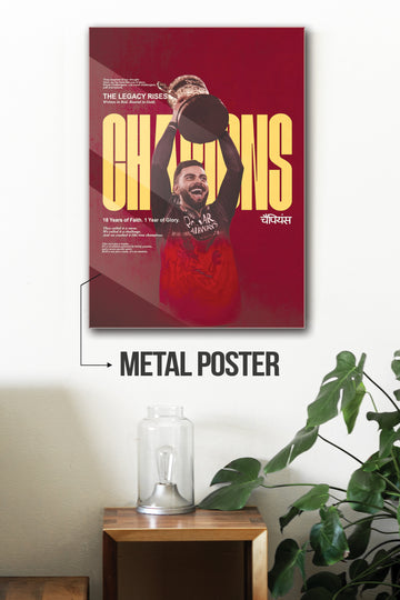 CHAMPIONS | RCB #8 | RCB POSTERS