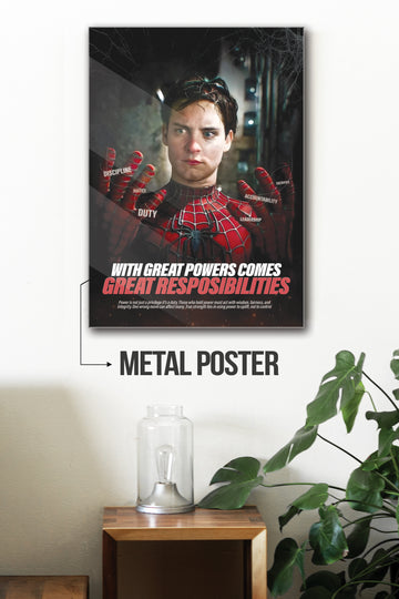 SPIDERMAN | MOTIVATION #21 | MOTIVATIONAL POSTERS