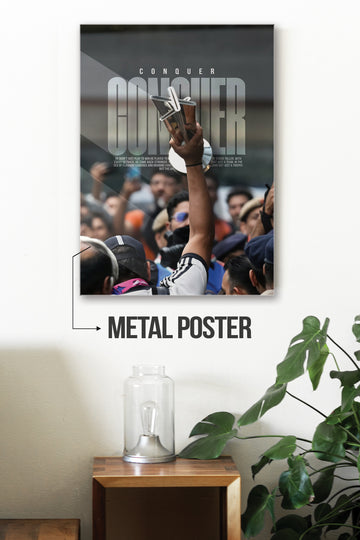 CONQUER | CRICKET FEVER #75 | CRICKET POSTERS