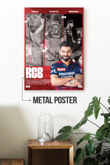 ROYAL CHALLENGERS BANGALORE | CRICKET FEVER #24 | CRICKET POSTERS