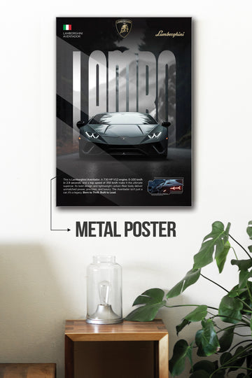 LAMBORGHINI AVENTADOR | SOLID CARS #18 | CAR POSTERS