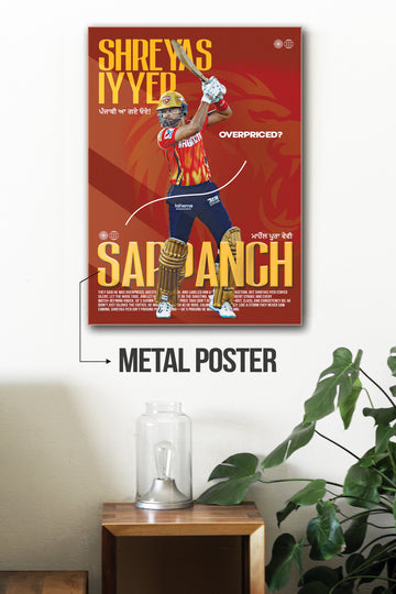 SHREYAS IYYER | IPL #52 | CRICKET POSTERS