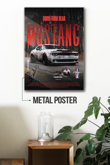 FORD MUSTANG | SOLID CARS #04 | CAR POSTERS
