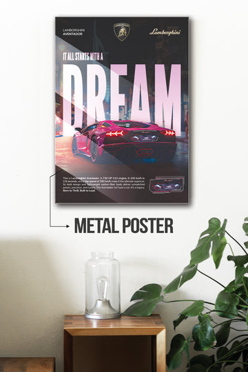 LAMBORGHINI AVENTADOR | SOLID CARS #19 | CAR POSTERS