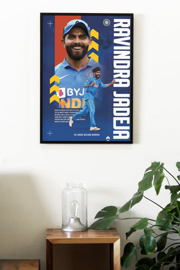 RAVINDRA JADEJA | CRICKET FEVER #18 | CRICKET POSTERS