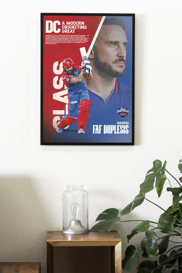 FAF DUPLESIS | IPL #47 | CRICKET POSTERS