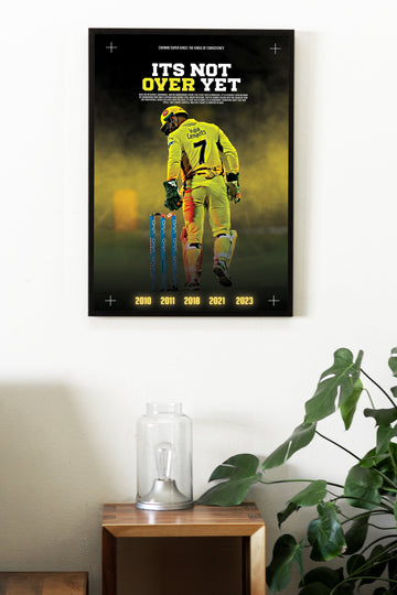CHENNAI SUPER KINGS | IPL #25 | CRICKET POSTERS