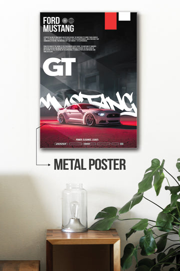 FORD MUSTANG GT | SOLID CARS #09 | CAR POSTERS