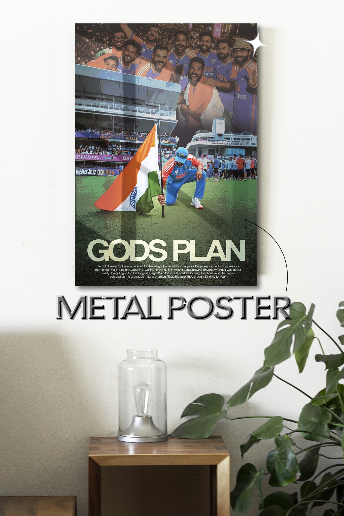 GODS PLAN | CRICKET #84 | CRICKET POSTERS