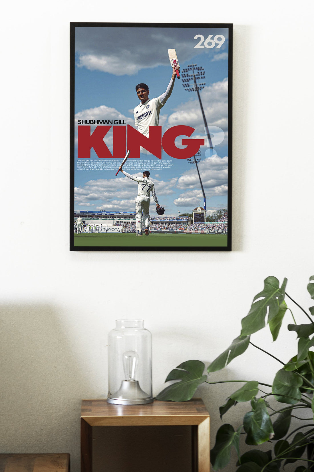 Shubhman Gill (PRINCE) | CRICKET FEVER #87 | CRICKET POSTERS