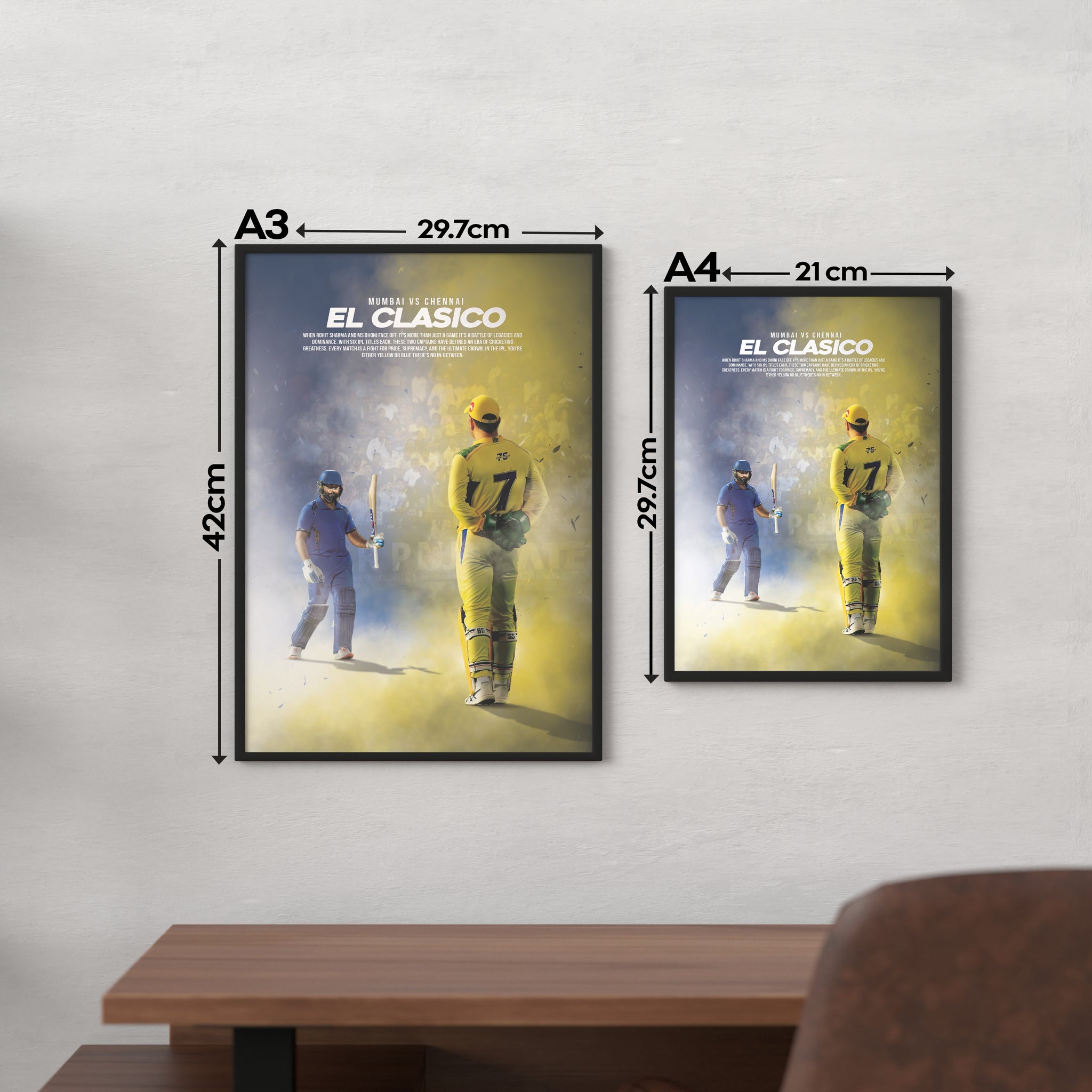 EL CLASICO | IPL #42 | CRICKET POSTERS