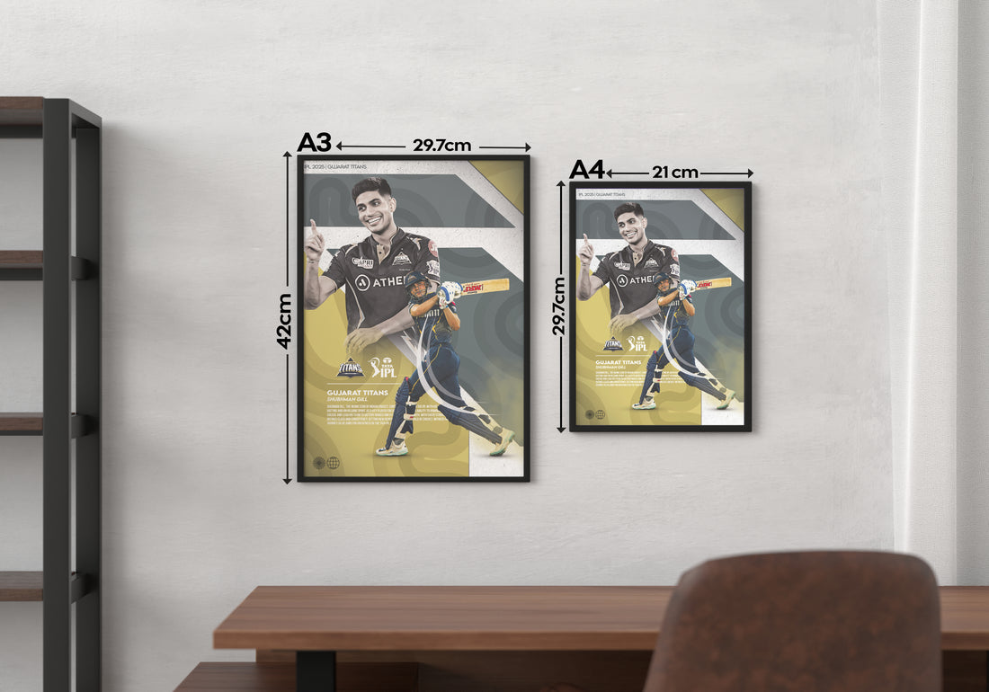 SHUBHMAN GILL | IPL #44 | CRICKET POSTERS