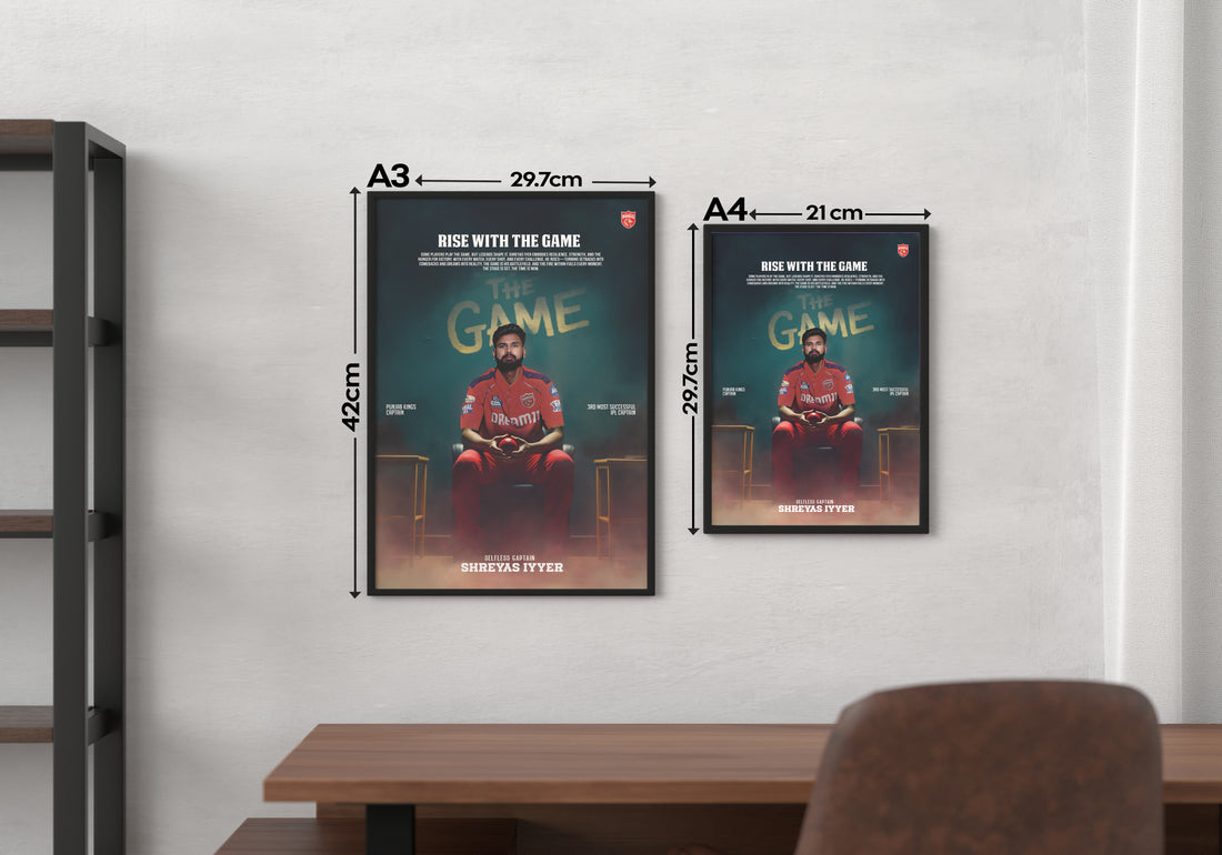 SHREYAS IYYER | IPL #41 | CRICKET POSTERS