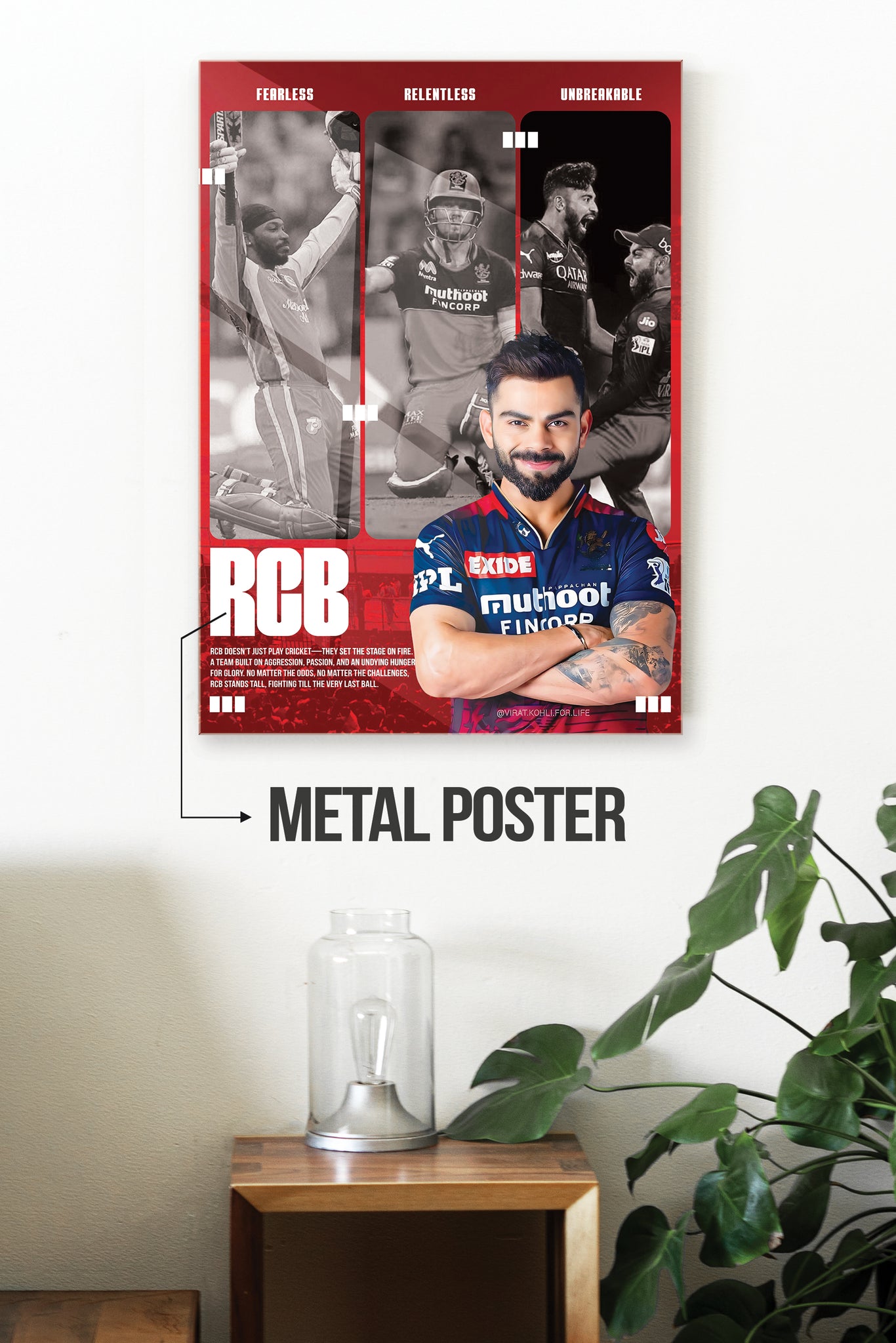 ROYAL CHALLENGERS BANGALORE | CRICKET FEVER #24 | CRICKET POSTERS