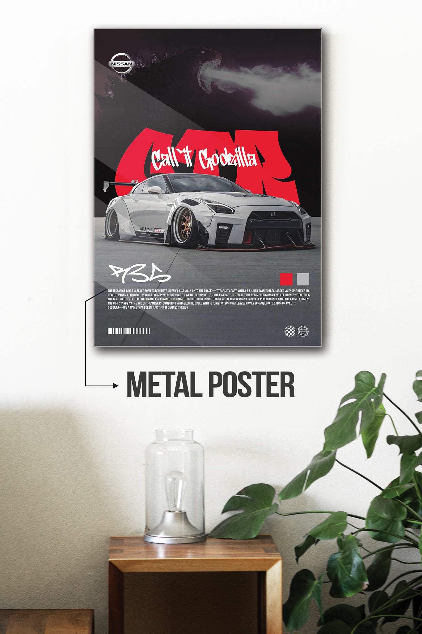 NISSAN GT-R R35 | SOLID CARS #21 | CAR POSTERS