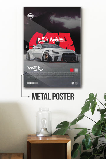 NISSAN GT-R R35 | SOLID CARS #21 | CAR POSTERS