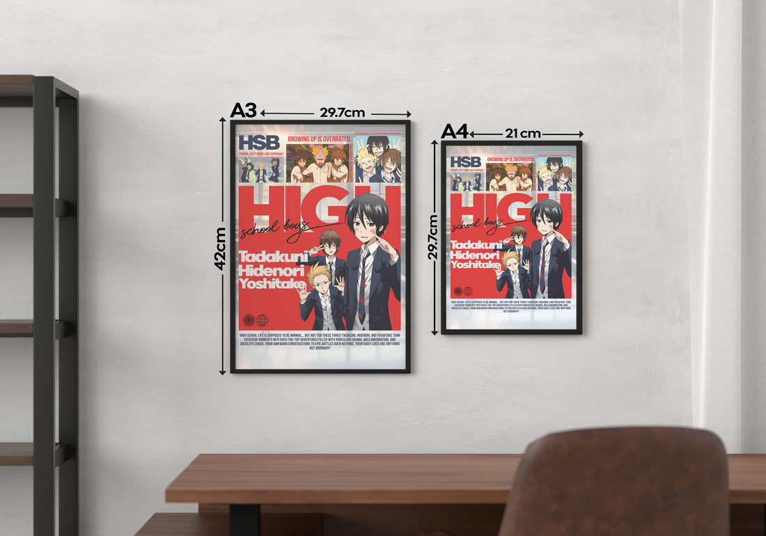 HIGH SCHOOL BOYS | ANIME ICONS #09 | ANIME POSTERS