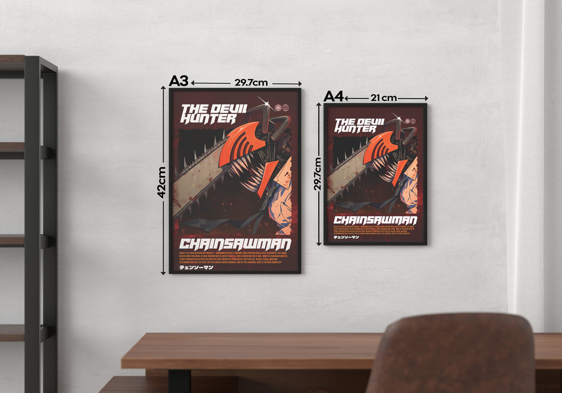 CHAINSAW MAN | ANIME ICONS #16 | ANIME POSTERS