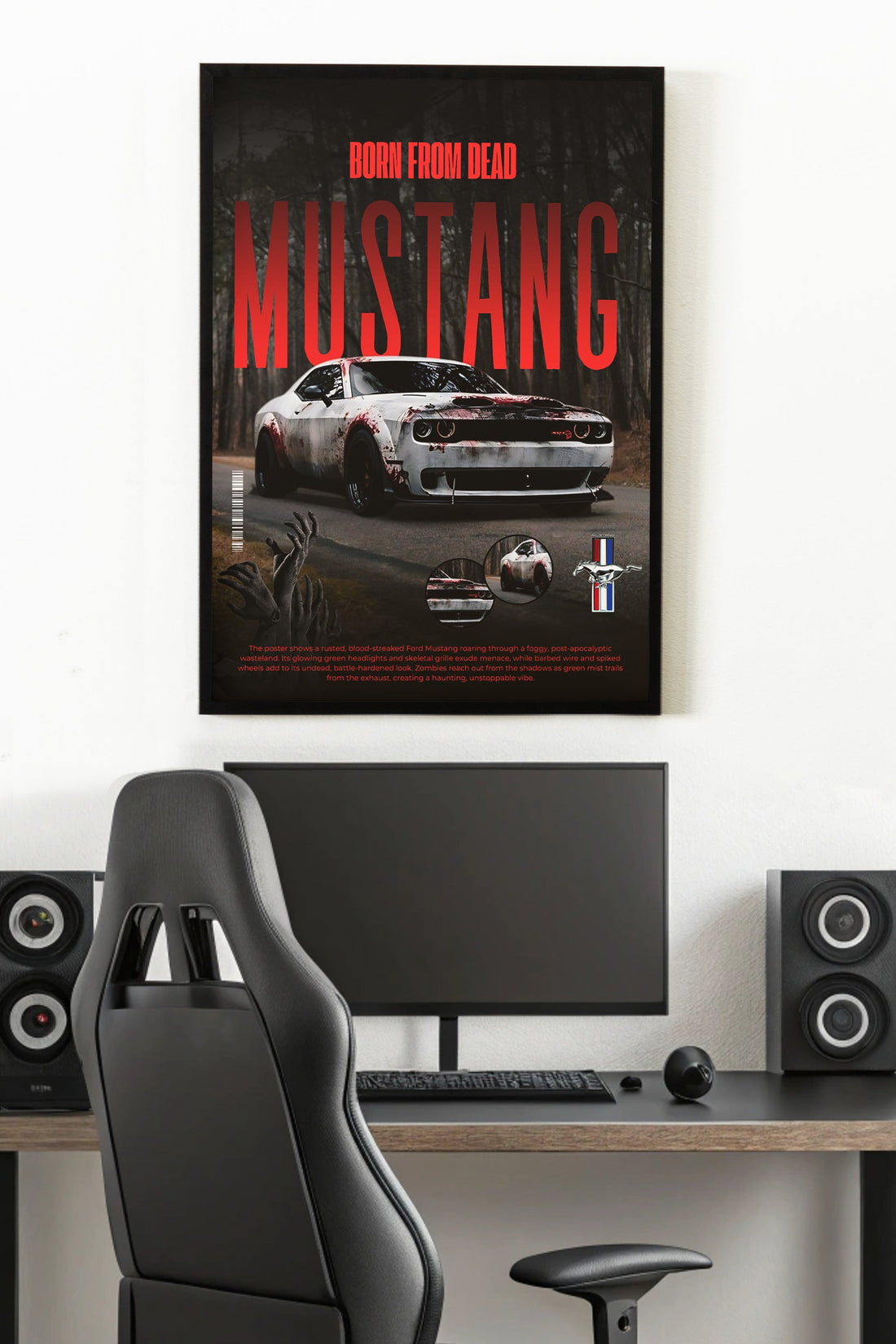 FORD MUSTANG | SOLID CARS #04 | CAR POSTERS
