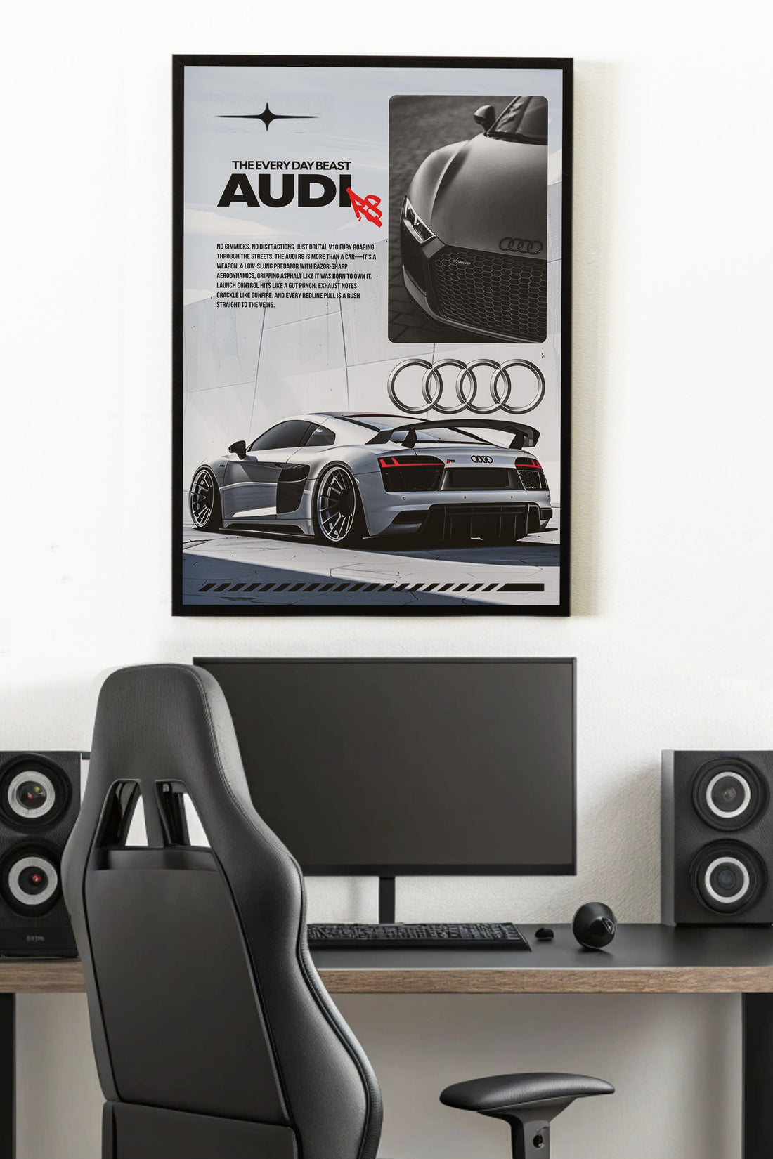 AUDI R8 | SOLID CARS #06 | CAR POSTERS
