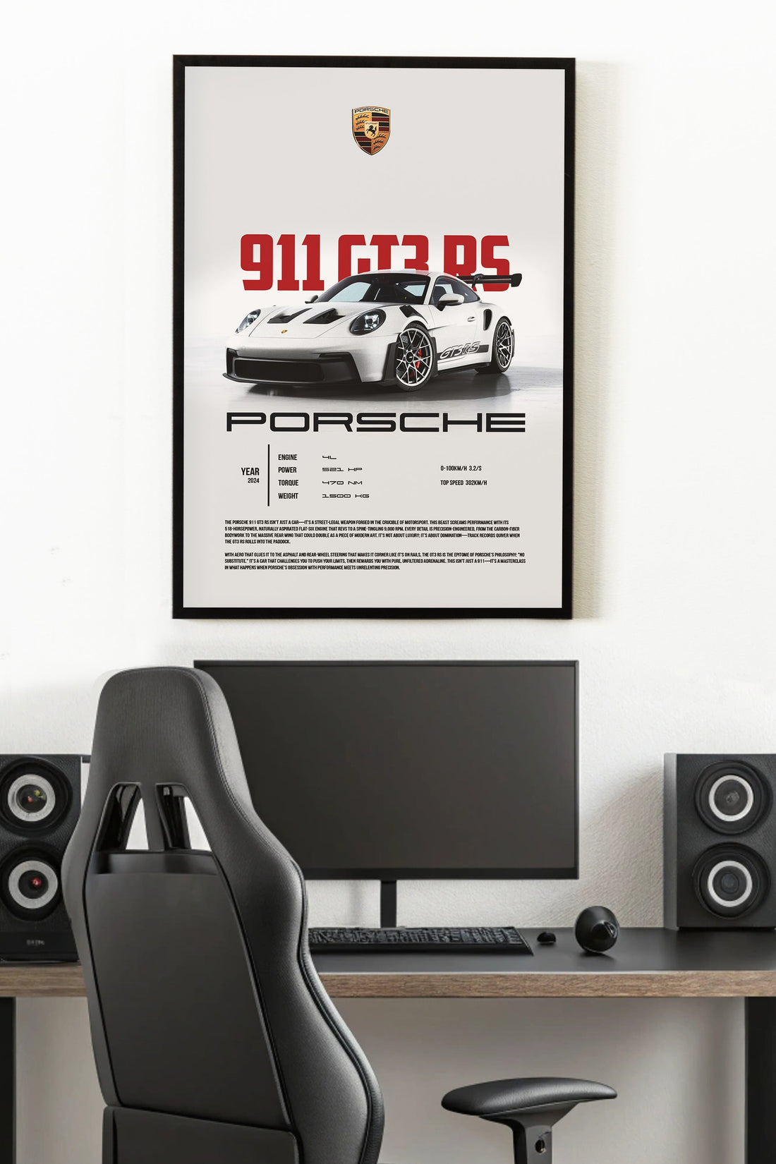 PORSCHE 911 GT3 RS | SOLID CARS #16 | CAR POSTERS