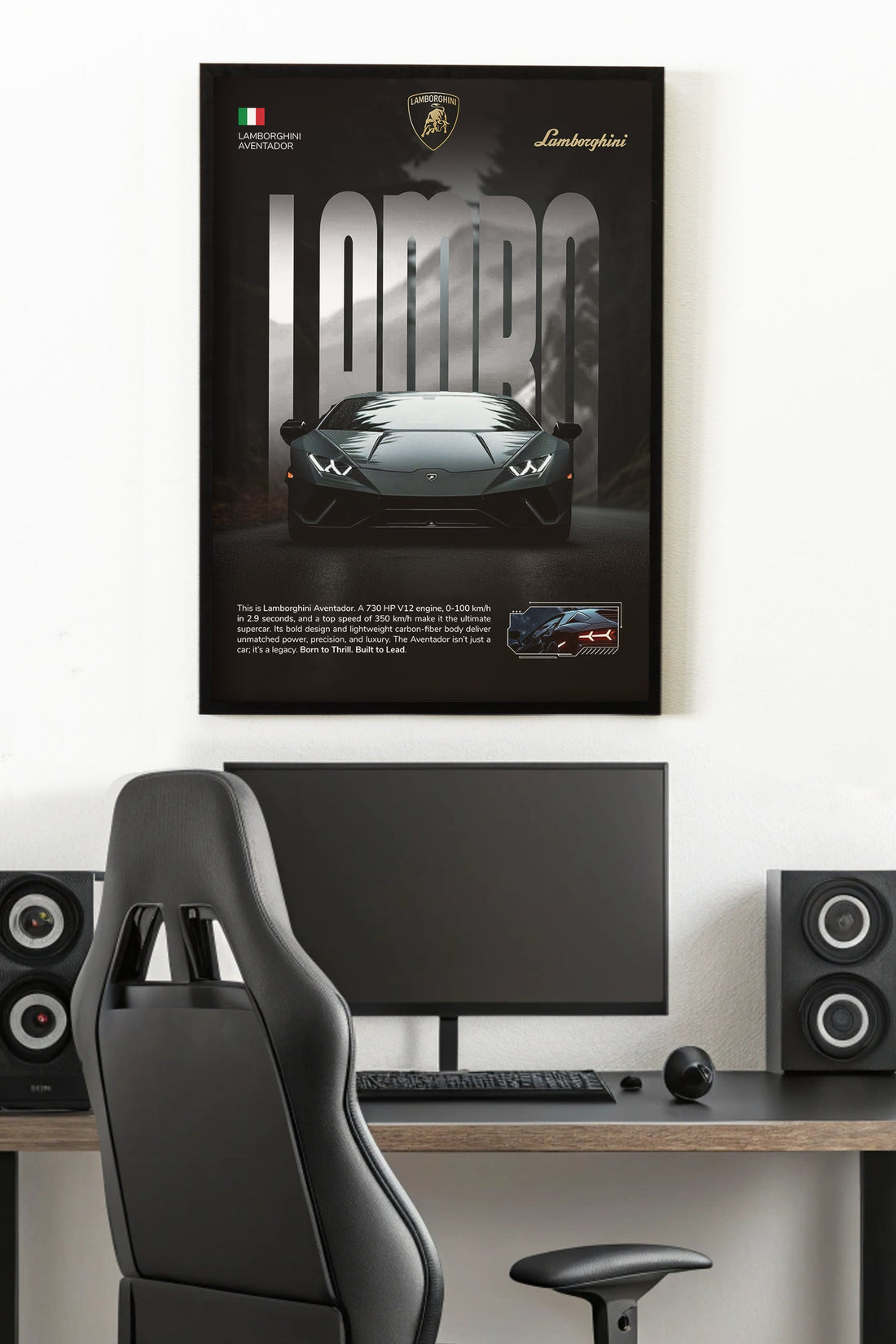 LAMBORGHINI AVENTADOR | SOLID CARS #18 | CAR POSTERS