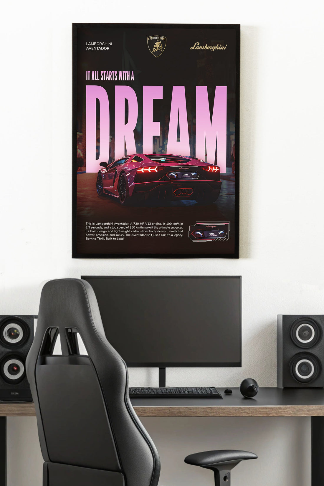 LAMBORGHINI AVENTADOR | SOLID CARS #19 | CAR POSTERS