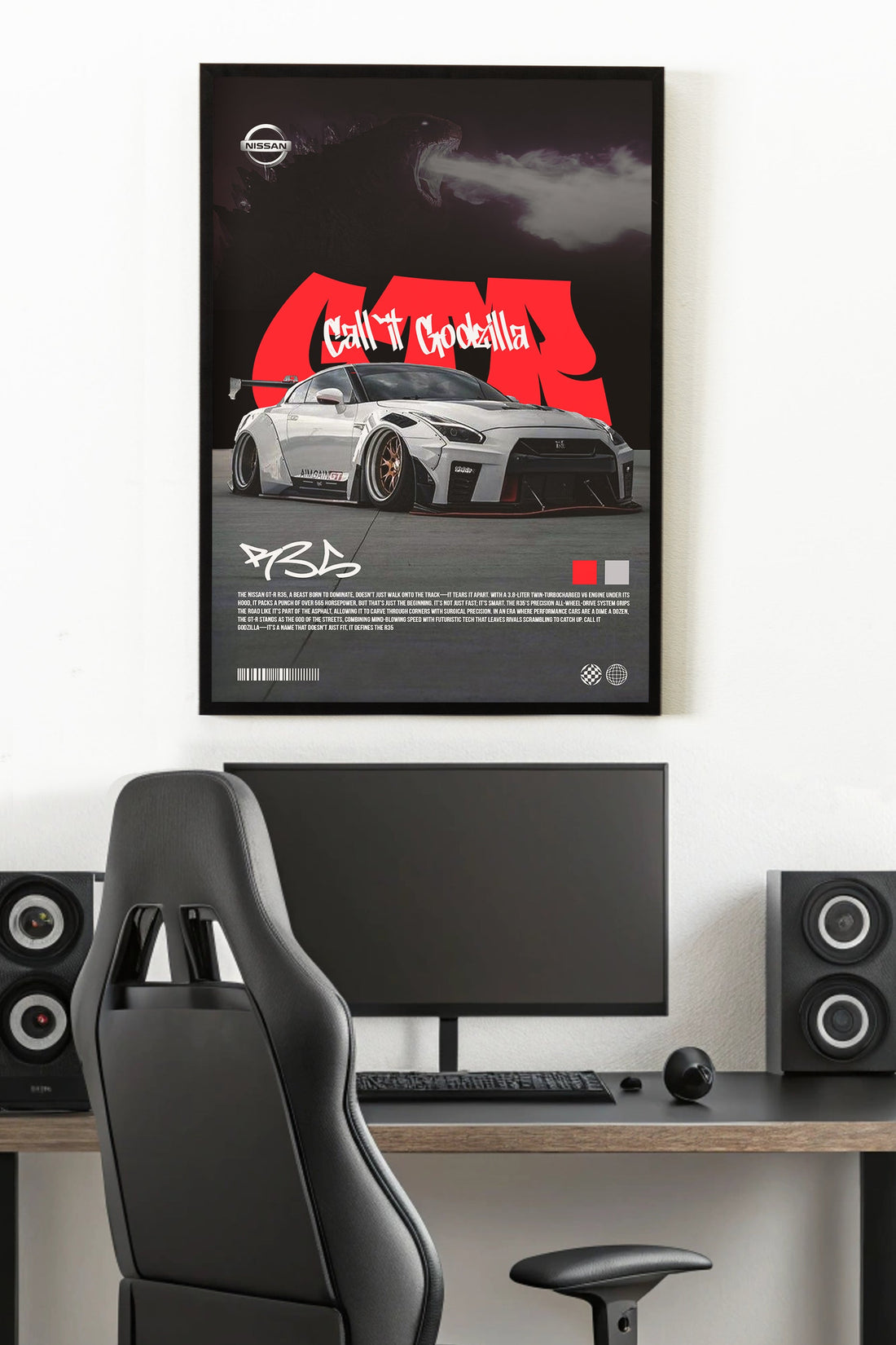 NISSAN GT-R R35 | SOLID CARS #21 | CAR POSTERS