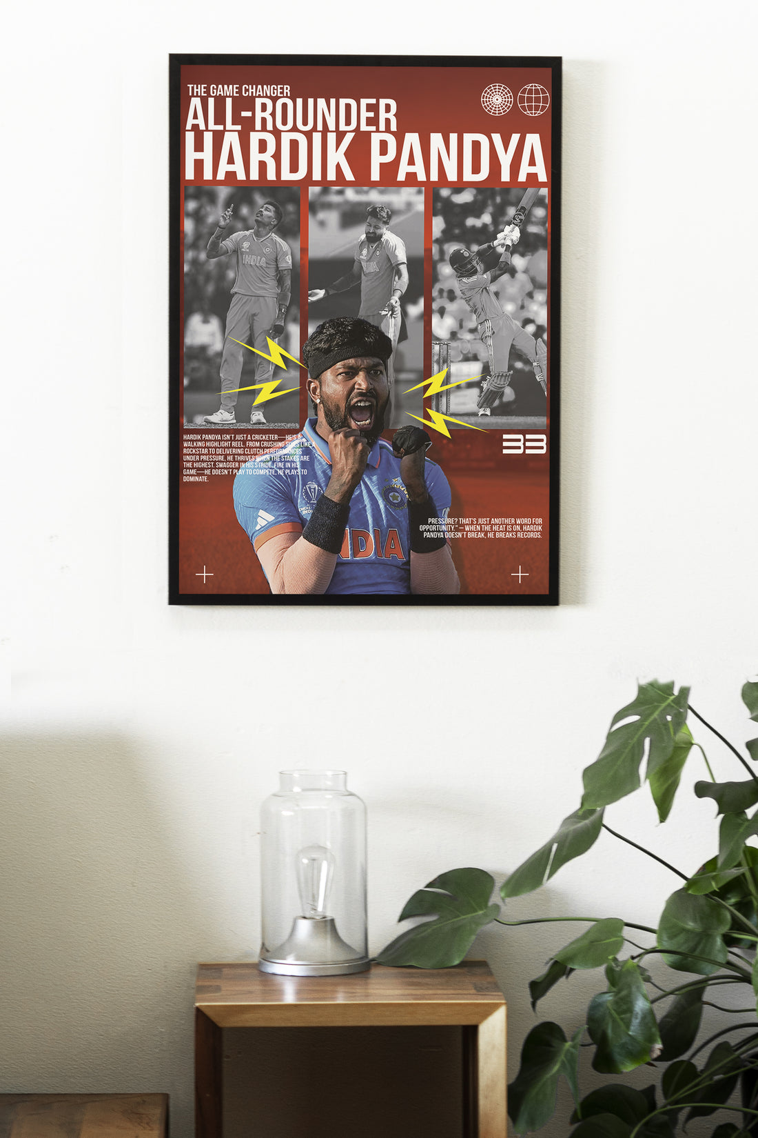 HARDIK PANDYA | CRICKET FEVER #6 | CRICKET POSTERS