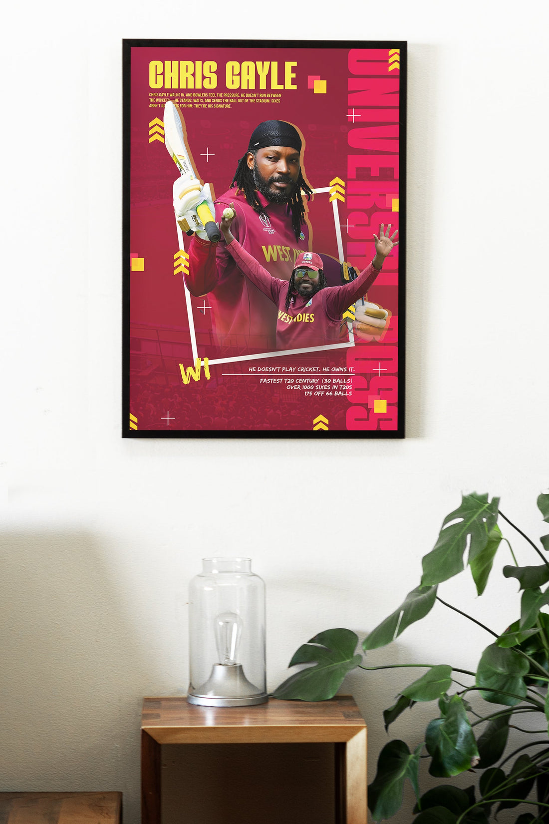 CHRIS GAYLE | CRICKET FEVER #20 | CRICKET POSTERS