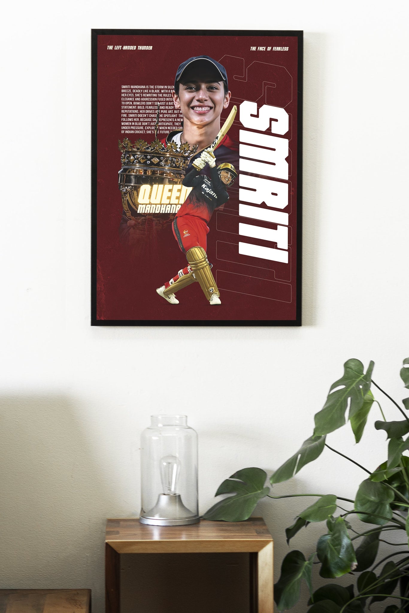 SMRITI MANDHANA | CRICKET FEVER #60 | CRICKET POSTERS