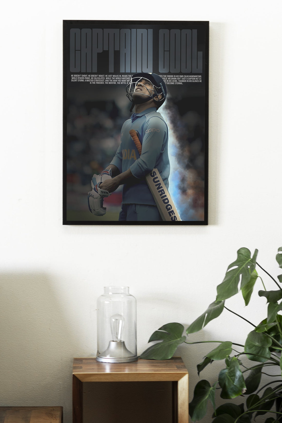 CAPTAIN COOL | CRICKET FEVER #76 | CRICKET POSTERS