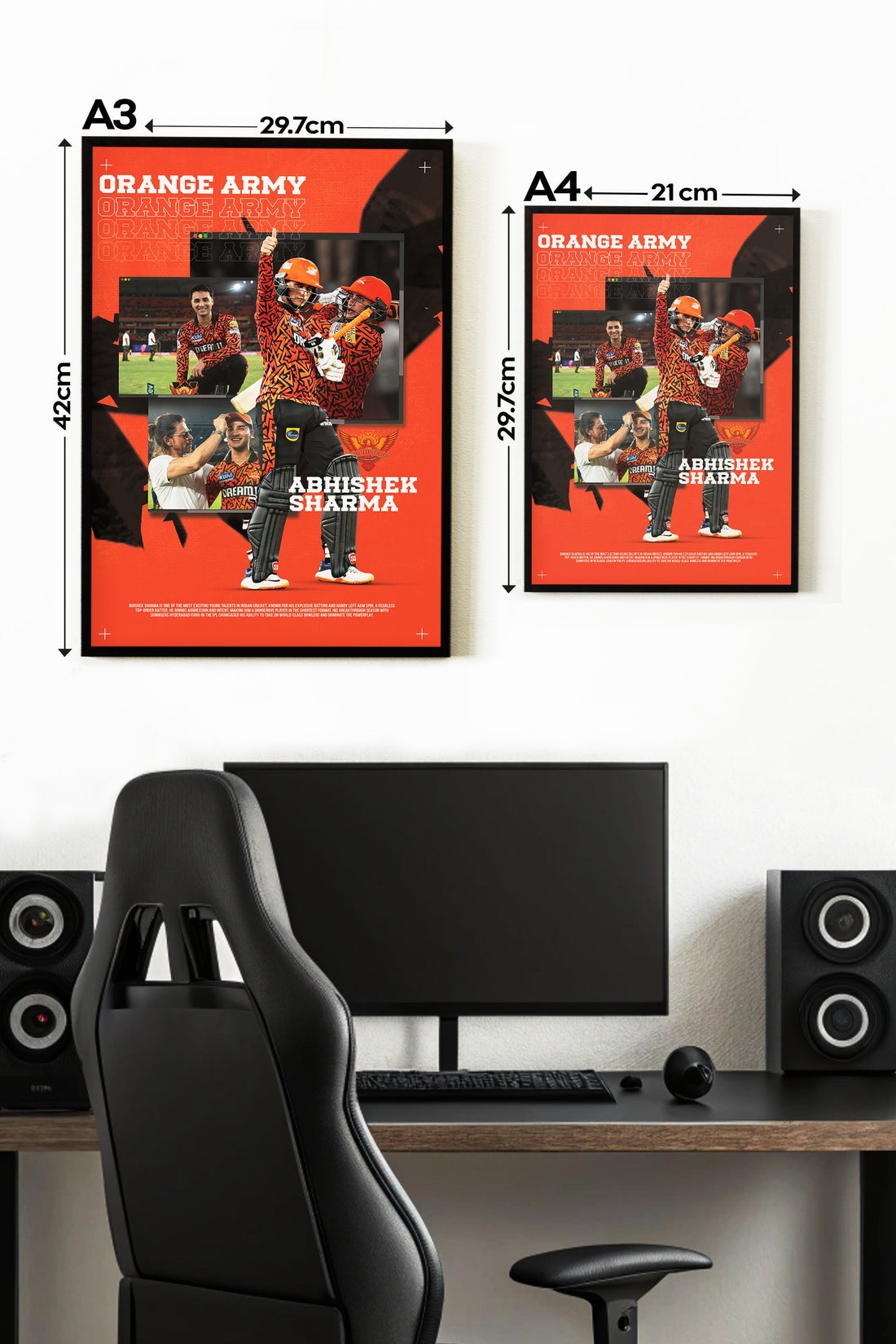 ABHISHEK SHARMA | IPL #32 | CRICKET POSTERS