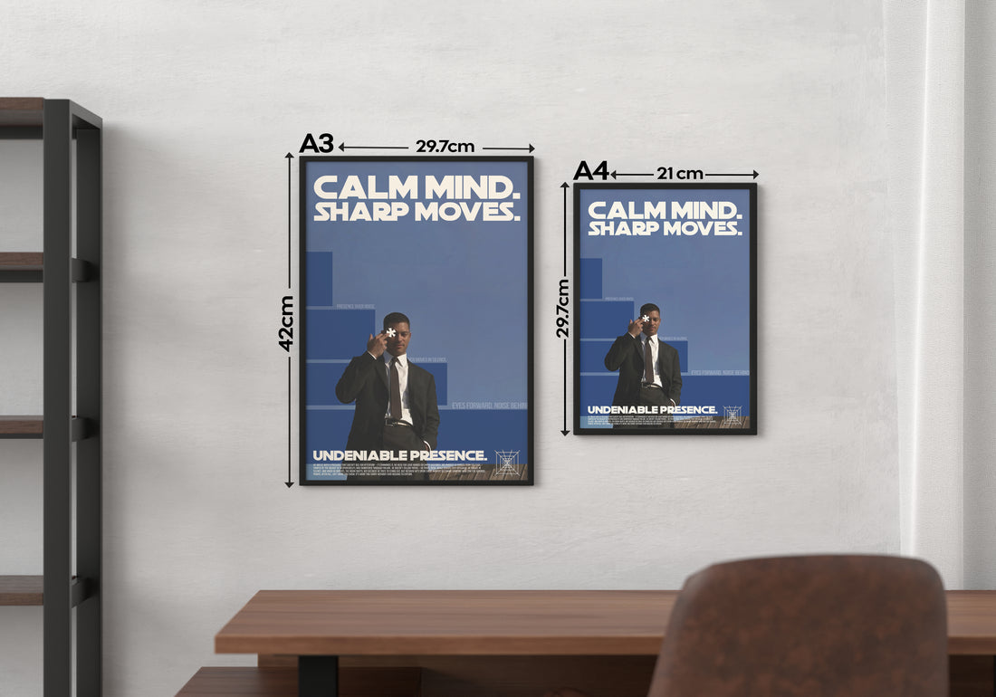 CALM MIND SHARP MOVES | MOTIVATION #13 | MOTIVATIONAL POSTERS