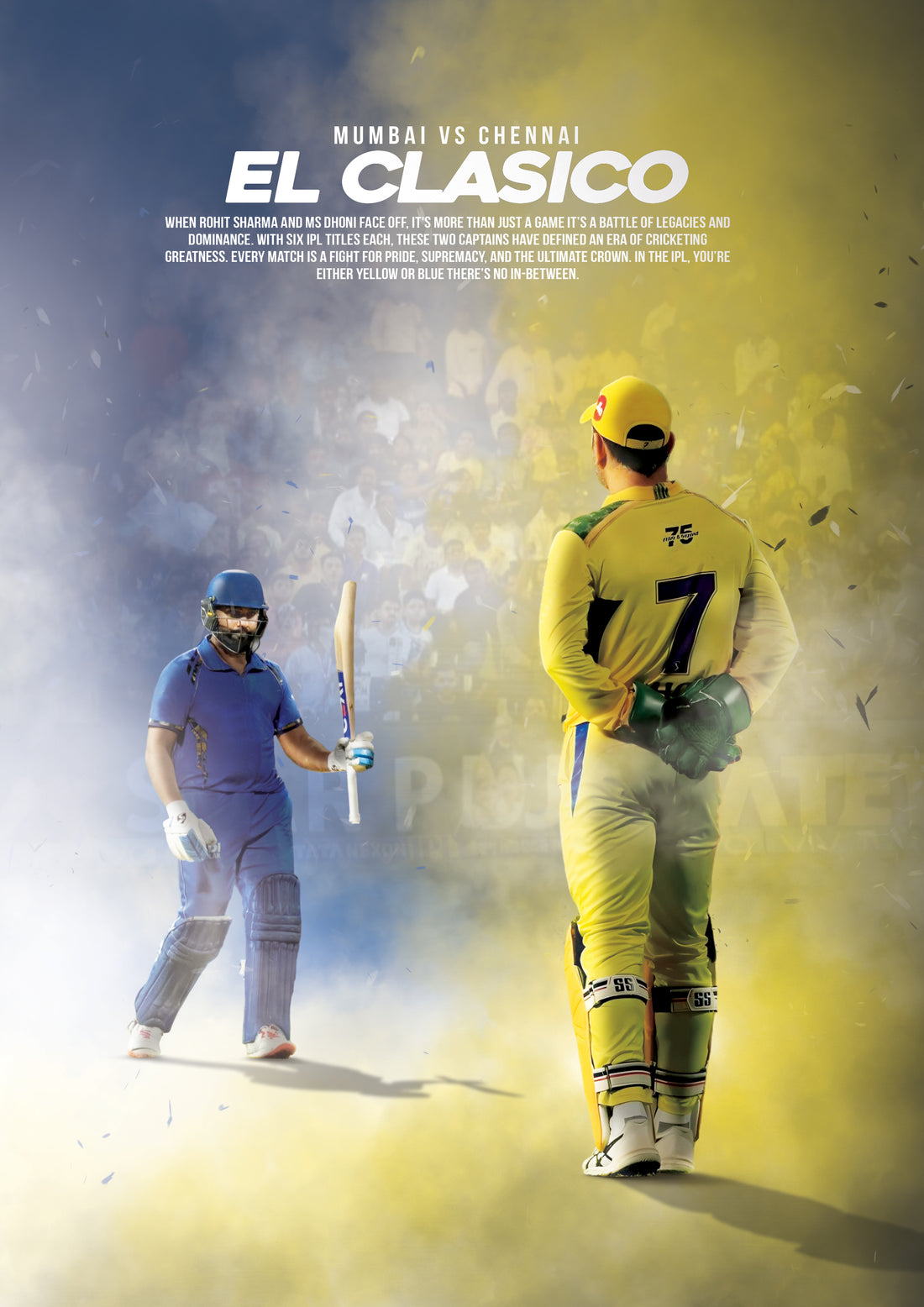 EL CLASICO | IPL #42 | CRICKET POSTERS